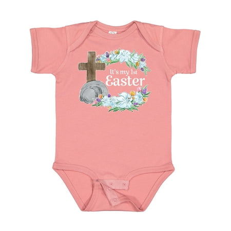 Inktastic It s My 1st Easter with Cross and Flowers Gift Baby Boy or Baby Girl Bodysuit
Inktastic It s My 1st Easter with Cross and Flowers Gift Baby Boy or Baby Girl Bodysuit