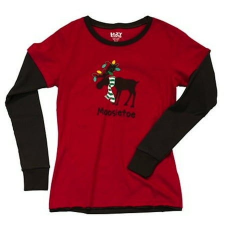 Lazy One - Junior Fitted PJ Set - Moosletoe - Medium