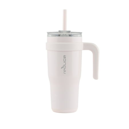Reduce 24oz Stainless Steel Tumbler with 3-way Lid Straw & Handle - Cotton Opaque Gloss
Reduce 24oz Stainless Steel Tumbler with 3-way Lid Straw & Handle - Cotton Opaque Gloss