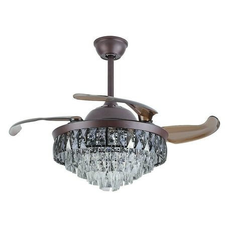 Oukaning 42 3-Color LED Change Ceiling Fan Light Retractable Blades Crystal Chandelier
Oukaning 42 3-Color LED Change Ceiling Fan Light Retractable Blades Crystal Chandelier