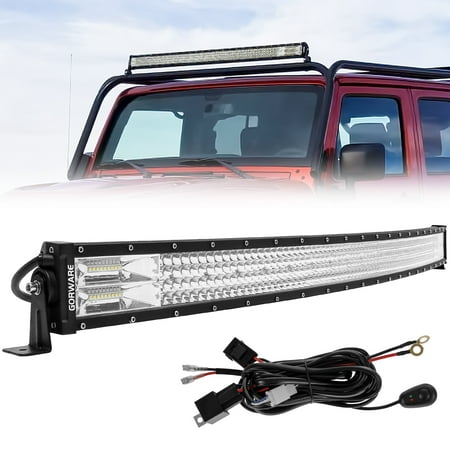 Toorise 42 LED Light Bar 1128W 78960LM Super Bright Spot Flood Combo LED Light IP67 Waterproof Curved Quad-Rows Off Road Driving Light 12V 24V Car LED Work Light for SUV ATV Car Truck Boat
Toorise 42 LED Light Bar 1128W 78960LM Super Bright Spot Flood Combo LED Light IP67 Waterproof Curved Quad-Rows Off Road Driving Light 12V 24V Car LED Work Light for SUV ATV Car Truck Boat
