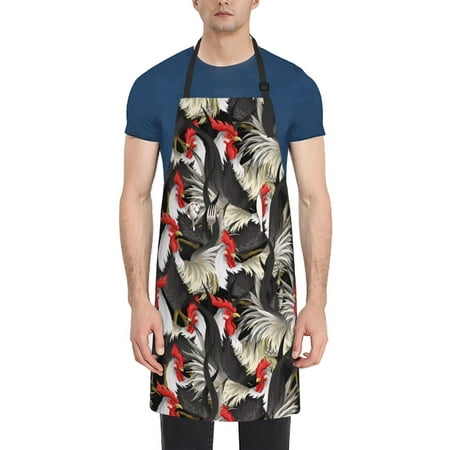 Picia Roosters 2 Waterproof Apron for Unisex Adult - Adjustable Bib Apron with Pockets Ideal for Cooking Gardening Painting and Household Chores
Picia Roosters 2 Waterproof Apron for Unisex Adult - Adjustable Bib Apron with Pockets Ideal for Cooking Gardening Painting and Household Chores