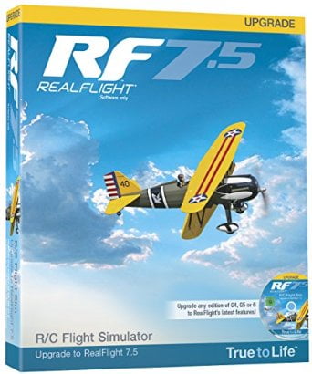 Great Planes RealFlight 7.5 Upgrade for G4 and Above RC Airplane Multi-Colored