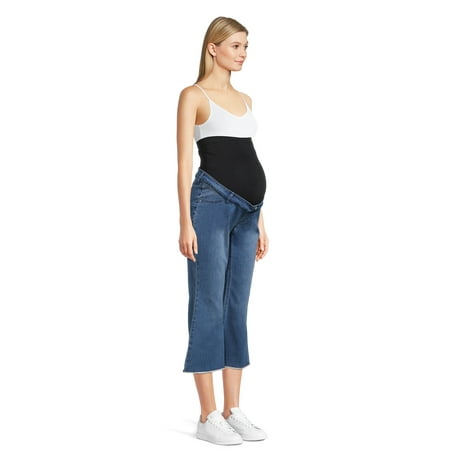 Destination Maternity Women s Maternity Crop Flare Jeans Sizes S-2XL