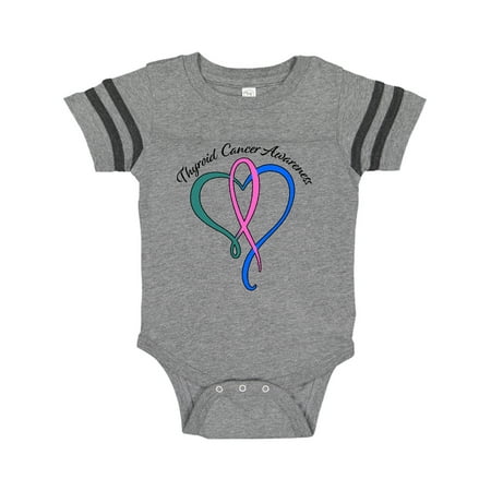 Inktastic Thyroid Cancer Awareness with Pink Teal and Blue Ribbon Gift Baby Boy or Baby Girl Bodysuit
Inktastic Thyroid Cancer Awareness with Pink Teal and Blue Ribbon Gift Baby Boy or Baby Girl Bodysuit