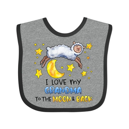 Inktastic I Love My Grandma to the Moon and Back Cute Sheep Gift Baby Boy or Baby Girl Bib
Inktastic I Love My Grandma to the Moon and Back Cute Sheep Gift Baby Boy or Baby Girl Bib