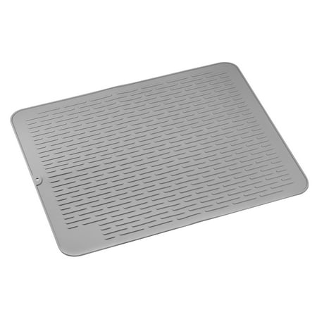 Uxcell Silicone Dish Drying Mat Kitchen Countertop Drain Mat Dish Draining Pad-Grey 22.83 x 18.11in
Uxcell Silicone Dish Drying Mat Kitchen Countertop Drain Mat Dish Draining Pad-Grey 22.83 x 18.11in