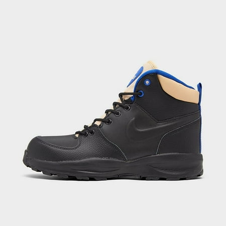 Big Kid s Nike Manoa LTR Black/Black-Sesame-Game Royal (BQ5372 003) - 4.5