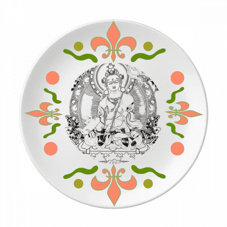 Culture Guanyin Chinese Character Figure Flower Ceramics Plate Tableware Dinner Dish
Culture Guanyin Chinese Character Figure Flower Ceramics Plate Tableware Dinner Dish