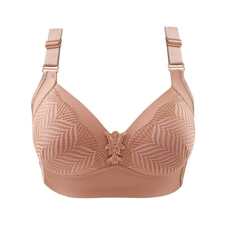 Ozmmyan Wirefree Bras for Women Plus Size Adjustable Shoulder Straps Lace Bra Wirefreee Extra-Elastic Bra Active Yoga Sports Bras 34B/C-46B/C Summer Savings Clearance
Ozmmyan Wirefree Bras for Women Plus Size Adjustable Shoulder Straps Lace Bra Wirefreee Extra-Elastic Bra Active Yoga Sports Bras 34B/C-46B/C Summer Savings Clearance