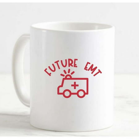 Coffee Mug Future Emt Ambulance Emergency Medical Technician Lifesaver c White Cup Funny Gifts for work office him her
Coffee Mug Future Emt Ambulance Emergency Medical Technician Lifesaver c White Cup Funny Gifts for work office him her