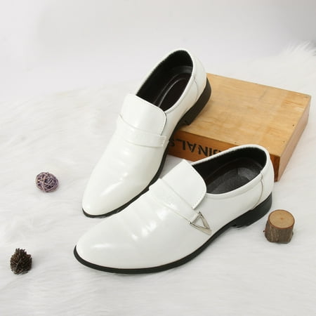 Chnzic Mens Shoes Classic Business Leather Shoes Casual Solid Color Buckle Flat Leather Shoes
Chnzic Mens Shoes Classic Business Leather Shoes Casual Solid Color Buckle Flat Leather Shoes