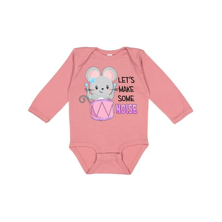 Inktastic Let s Make Some Noise Cute Mouse Drummer Gift Baby Boy or Baby Girl Long Sleeve Bodysuit
Inktastic Let s Make Some Noise Cute Mouse Drummer Gift Baby Boy or Baby Girl Long Sleeve Bodysuit
