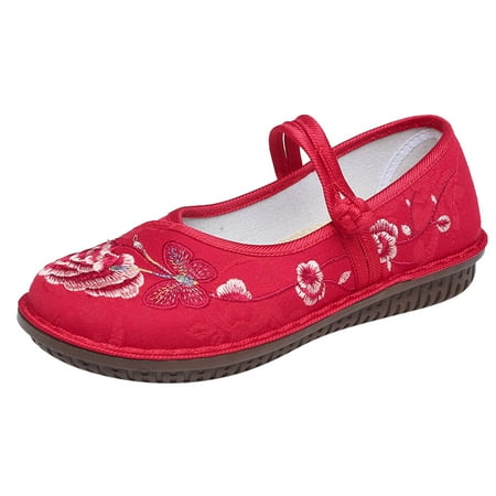 Slip on Shoes Women Casual Women s Casual Shoes Winter Fashion Spring And Summer Women Casual Shoes Flat Bottom Light Round Toe Embroidered Flower Pattern Ethnic Style
Slip on Shoes Women Casual Women s Casual Shoes Winter Fashion Spring And Summer Women Casual Shoes Flat Bottom Light Round Toe Embroidered Flower Pattern Ethnic Style