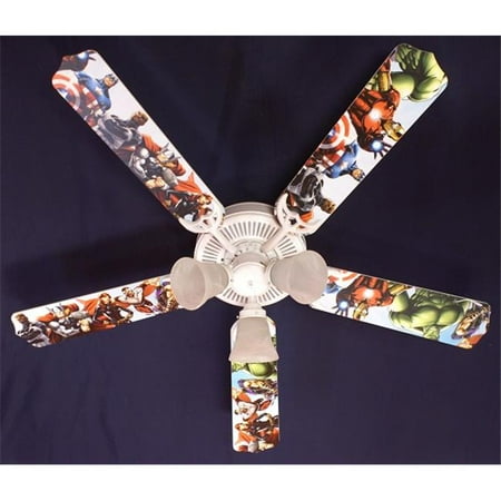 52 in. Avengers Marvel Capitan America Ceiling Fan