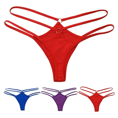 harmtty Women Panties Solid Color Sexy Breathable Low Waist Ladies Underpants for Inner Wear Black S
harmtty Women Panties Solid Color Sexy Breathable Low Waist Ladies Underpants for Inner Wear Black S