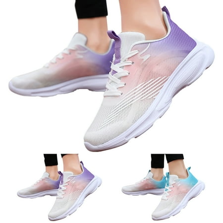 Aayomet Sneakers for Women Women Sports Shoes Fashion New Pattern Color Gradient Four Seasons Sports Shoes Mesh Breathable Purple 8
Aayomet Sneakers for Women Women Sports Shoes Fashion New Pattern Color Gradient Four Seasons Sports Shoes Mesh Breathable Purple 8