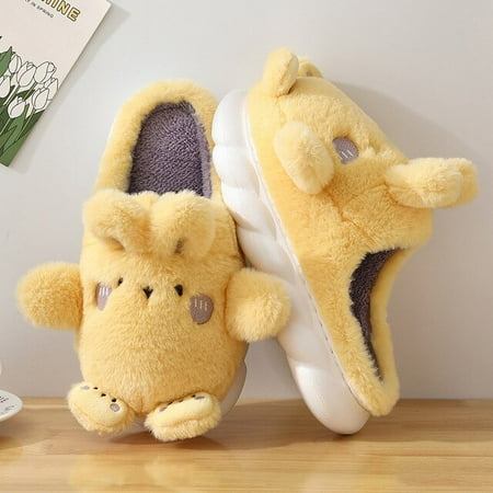 CoCopeanut Cute Cartoon Slipper for Women Autumn Lovely Animals Girls Plush Home Slippers Winter Family Cozy Mute Ladies Fuzzy Shoes Slides 
CoCopeanut Cute Cartoon Slipper for Women Autumn Lovely Animals Girls Plush Home Slippers Winter Family Cozy Mute Ladies Fuzzy Shoes Slides