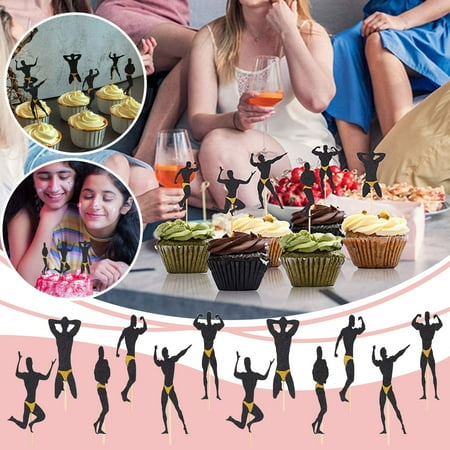 NIUREDLTD Hunk Cake Inserts Party Party Inserts Crafts