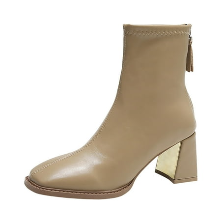 ZHAGHMIN Black Boots For Women Knee High Women Ankle Boots Spring And Autumn Fashion Simple Solid Color Comfortable Square Toe Thick Heel Square Heel Women Booties And Boots Heels Womens Tan Boots W
ZHAGHMIN Black Boots For Women Knee High Women Ankle Boots Spring And Autumn Fashion Simple Solid Color Comfortable Square Toe Thick Heel Square Heel Women Booties And Boots Heels Womens Tan Boots W