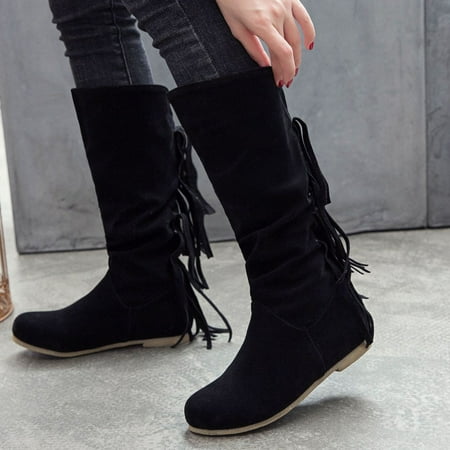 Wefuesd Women s Autumn And Winter European And American Retro Fashion Tel Round Head Warm High Boots Winter Boots For Women Thigh High Boots Black 42
Wefuesd Women s Autumn And Winter European And American Retro Fashion Tel Round Head Warm High Boots Winter Boots For Women Thigh High Boots Black 42