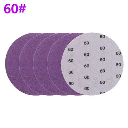 5 Inch Sanding Disc Hook Loop 60-1000Grit Sandpaper For Metal Grinding Polishing
