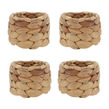 Frcolor 4pcs Hand Woven Napkin Rings Weaving Craft Banquet Napkin Buckles Napkin Holders
Frcolor 4pcs Hand Woven Napkin Rings Weaving Craft Banquet Napkin Buckles Napkin Holders