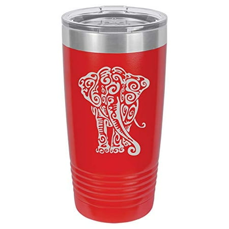 Tumbler Stainless Steel Vacuum Insulated Travel Mug Tribal Elephant (Red 20 oz)
Tumbler Stainless Steel Vacuum Insulated Travel Mug Tribal Elephant (Red 20 oz)
