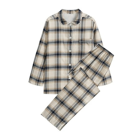 APEXFWDT Women s Pajama Sets Soft Plaid Button Down Pajamas Women Long Sleeve Shirt and Pajama Bottoms Long Pants Pj Set Fall Lounge Sets
APEXFWDT Women s Pajama Sets Soft Plaid Button Down Pajamas Women Long Sleeve Shirt and Pajama Bottoms Long Pants Pj Set Fall Lounge Sets