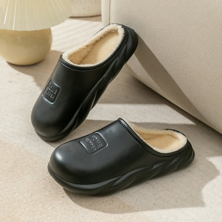 Warm Fleece Comfortable Slides Slippers Waterproof Non-slip House Shoes Couple Plush Sandals Winter
Warm Fleece Comfortable Slides Slippers Waterproof Non-slip House Shoes Couple Plush Sandals Winter