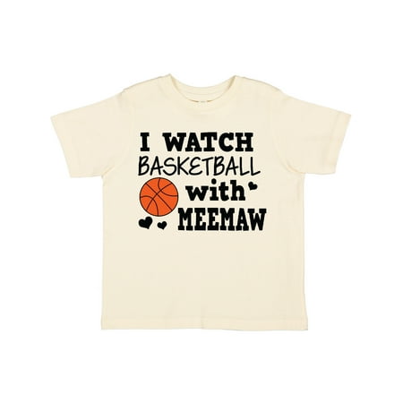 Inktastic I Watch Basketball with Meemaw Gift Toddler Boy Girl T-Shirt 
Inktastic I Watch Basketball with Meemaw Gift Toddler Boy Girl T-Shirt