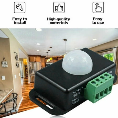 Ruibeauty Dc 12V/24V Automatic Body Infrared Pir Led Light Strip Motion Sensor Switch
Ruibeauty Dc 12V/24V Automatic Body Infrared Pir Led Light Strip Motion Sensor Switch