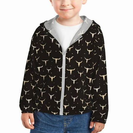 Gaeub Cow Skulls Print Athletic Sun Protection Hoodie for Kids Long Sleeve Outdoor UV Shirt Running Fishing Top for Boys Girls-4 Years
Gaeub Cow Skulls Print Athletic Sun Protection Hoodie for Kids Long Sleeve Outdoor UV Shirt Running Fishing Top for Boys Girls-4 Years