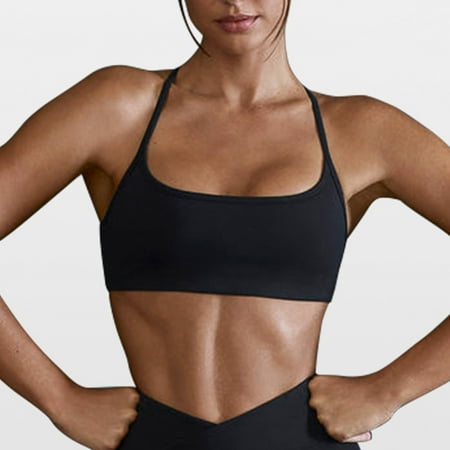 Modern Top! Women s Sports Bra Padded Cross Back Backless Sports Bra Crop Top For Yoga Fitness M
Modern Top! Women s Sports Bra Padded Cross Back Backless Sports Bra Crop Top For Yoga Fitness M