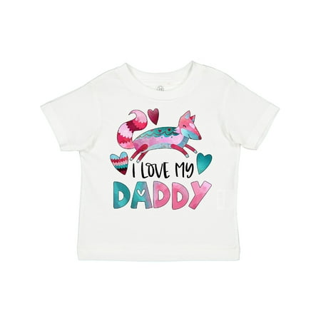 Inktastic I Love My Daddy Pink and Blue Fox with Hearts Gift Toddler Boy or Toddler Girl T-Shirt
Inktastic I Love My Daddy Pink and Blue Fox with Hearts Gift Toddler Boy or Toddler Girl T-Shirt