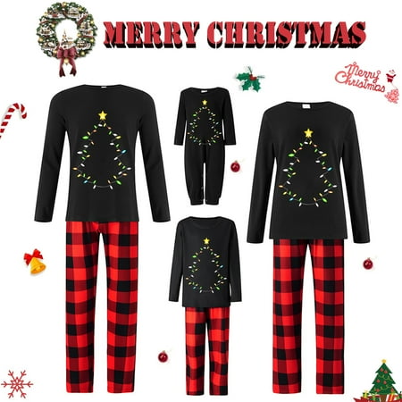 Christmas Family Matching Pajamas Sets Xmas Tree Print Tops Plaid Pants Holiday Sleepwear Loungewear Jammies Pjs Outfit
Christmas Family Matching Pajamas Sets Xmas Tree Print Tops Plaid Pants Holiday Sleepwear Loungewear Jammies Pjs Outfit
