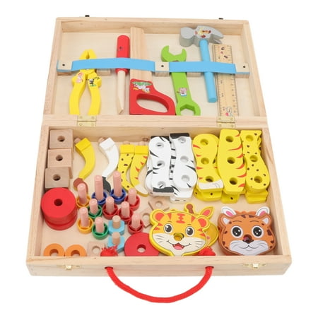 DIY Toolbox Toy Fine Workmanship Exquisite Durable Strong Wooden Toolbox Toys For Home
DIY Toolbox Toy Fine Workmanship Exquisite Durable Strong Wooden Toolbox Toys For Home