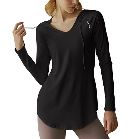 Womens UPF 50+ UV Sun Protection Running Hiking Outdoors Performance Long Sleeve Hoody T-Shirt black
Womens UPF 50+ UV Sun Protection Running Hiking Outdoors Performance Long Sleeve Hoody T-Shirt black