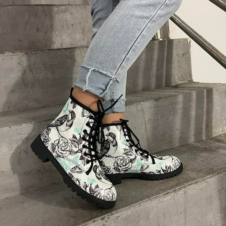 UTTOASFAY Women S Boots Clearance Women Boots Retro Flat Bottom Shoes Floral Print Boots Plus Size Lace Up Boots Flash Picks
UTTOASFAY Women S Boots Clearance Women Boots Retro Flat Bottom Shoes Floral Print Boots Plus Size Lace Up Boots Flash Picks