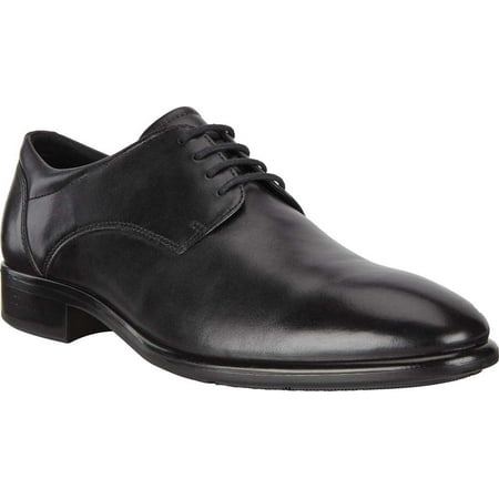 Men s ECCO Citytray Plain Toe Oxford Black Cow Leather 46 M