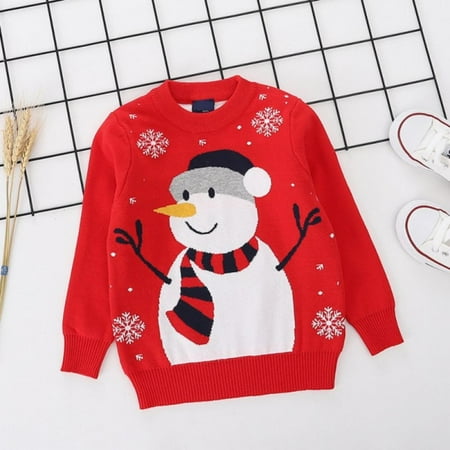 Monfince Autumn Winter Toddler Kids Pullover Sweaters Boys Girls Christmas Cartoon Snowman Printed Long Sleeve Round Neck Sweater Children Clothing
Monfince Autumn Winter Toddler Kids Pullover Sweaters Boys Girls Christmas Cartoon Snowman Printed Long Sleeve Round Neck Sweater Children Clothing