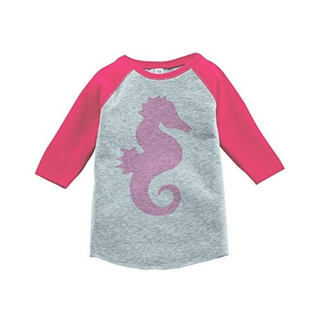 Custom Party Shop Girls Novelty Seahorse Vintage Baseball Tee Pink and Grey
Custom Party Shop Girls Novelty Seahorse Vintage Baseball Tee Pink and Grey