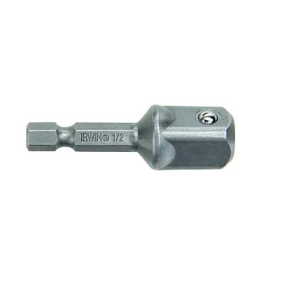 1/2 in Square Drive Socket Adapters 1/4 in Hex 2 in long | Bundle of 2 Boxes