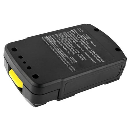 Synergy Digital Power Tool Battery Compatible with Stanley FMC620 Power Tool (Li-ion 20V 2000mAh) Ultra High Capacity Replacement for Stanley FMC680L Battery 
Synergy Digital Power Tool Battery Compatible with Stanley FMC620 Power Tool (Li-ion 20V 2000mAh) Ultra High Capacity Replacement for Stanley FMC680L Battery
