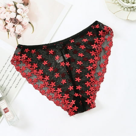 Medcursor Low Panties Through Lace Skinny Seeing Waist Panties For Women