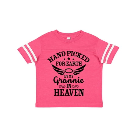 Inktastic Handpicked for Earth By My Grannie in Heaven Angel Wings Gift Toddler Boy or Toddler Girl T-Shirt
Inktastic Handpicked for Earth By My Grannie in Heaven Angel Wings Gift Toddler Boy or Toddler Girl T-Shirt