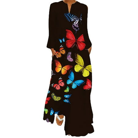 Floleo Women s Dress Clearance Fall Summer Sexy Digital Printed Long V-neck With Pockets Long Sleeve
Floleo Women s Dress Clearance Fall Summer Sexy Digital Printed Long V-neck With Pockets Long Sleeve
