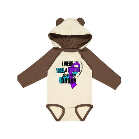Inktastic Suicide Prevention I Wear Teal and Purple for My Daddy Gift Baby Boy or Baby Girl Long Sleeve Bodysuit
Inktastic Suicide Prevention I Wear Teal and Purple for My Daddy Gift Baby Boy or Baby Girl Long Sleeve Bodysuit
