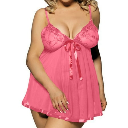 YDKZYMD Hot Pink Sexy Lingerie for Women Lace Nightgown Sexy Babydoll Plus Size Mesh Bow See Through Teddy Sleepwear 3XL
YDKZYMD Hot Pink Sexy Lingerie for Women Lace Nightgown Sexy Babydoll Plus Size Mesh Bow See Through Teddy Sleepwear 3XL