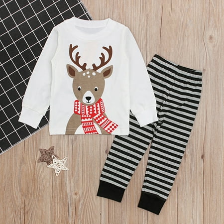 RPVATI Toddler Baby Child Children Kids Clothes Christmas Long Sleeve T Shirts Pants Set 2 Pieces Fall Winter Outfits Set 1Y-7Y
RPVATI Toddler Baby Child Children Kids Clothes Christmas Long Sleeve T Shirts Pants Set 2 Pieces Fall Winter Outfits Set 1Y-7Y
